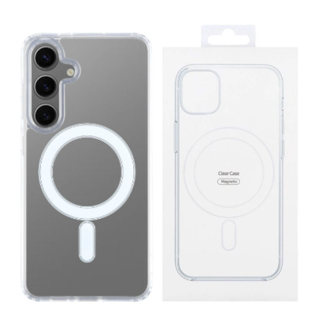 Samsung - Husă clear cu magsafe compatibilă cu Galaxy S24 Plus, TPU+PVC