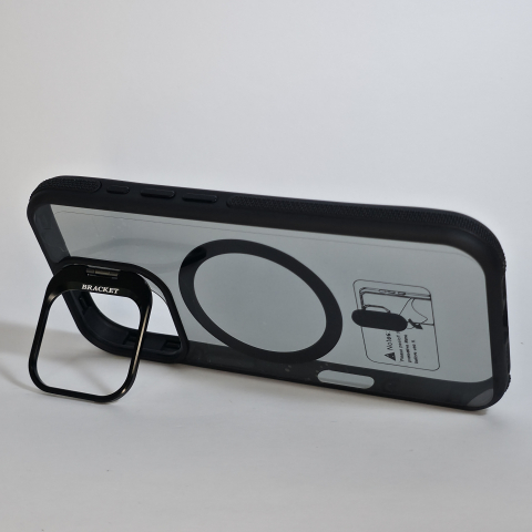 Apple - Husă compatibilă cu iPhone 17 Pro Max, cu stand integrat, Negru