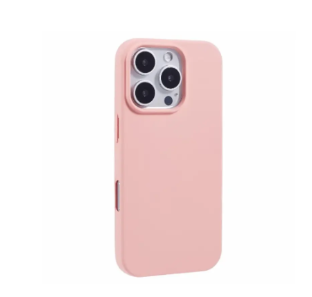 iPhone 16 Pro Max - Husă din silicon compatibilă cu iPhone 16 Pro Max, Roz