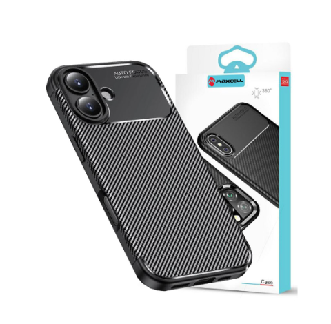 iPhone 17 - Husă din silicon compatibilă cu iPhone 17, Negru Carbon