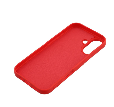Husă din silicon compatibilă cu iPhone 17, Roșu [1]