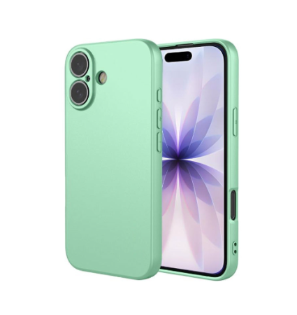 iPhone 17 - Husă din silicon compatibilă cu iPhone 17, Turcoaz