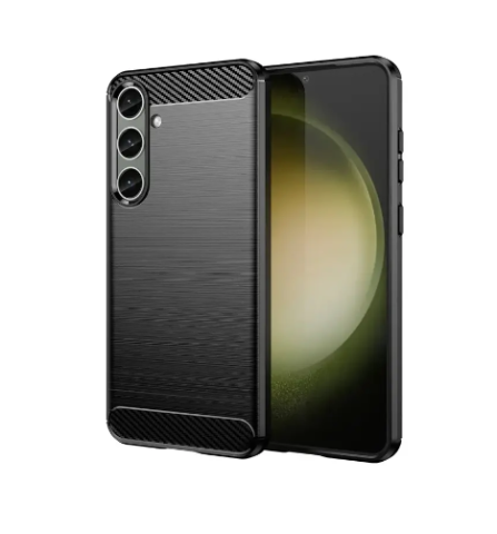 Samsung - Husă din silicon compatibilă cu Samsung Galaxy S25, Negru