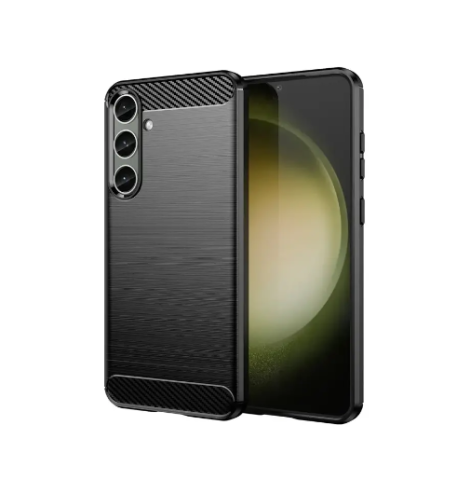 Samsung - Husă din silicon compatibilă cu Samsung Galaxy S25 Plus, Negru