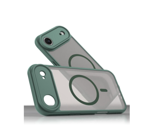 iPhone 17 Air - Husă MagSafe frosted compatibilă cu iPhone 17 Air, Verde Închis