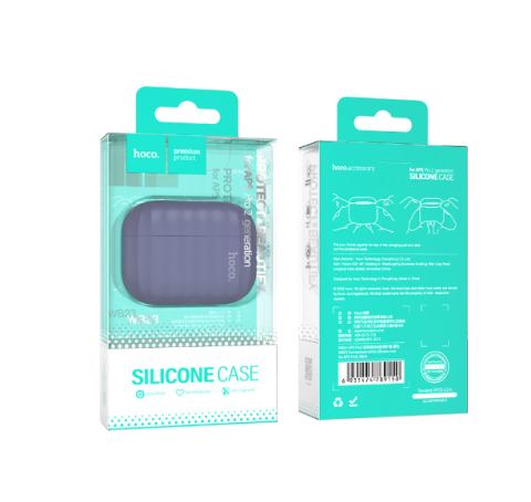 Husă pentru Airpods Pro 2 din silicon, Albastru [1]