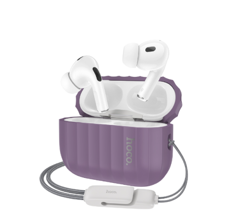 Airpods Pro - Husă pentru Airpods Pro 2 din silicon, Mov