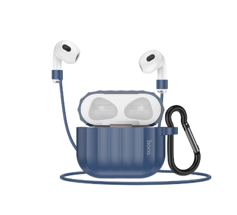 Airpods Pro - Husă pentru Airpods Pro 3 din silicon, Albastru