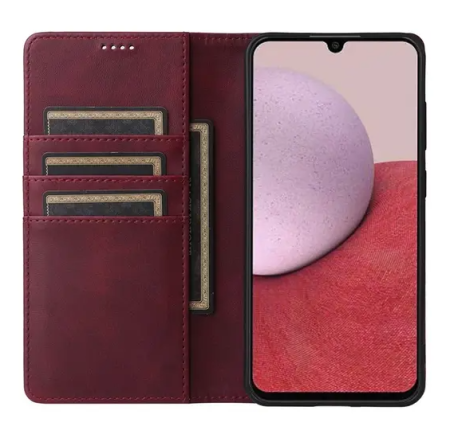 Husă tip carte compatibila cu Honor Magic7 Lite, Vișiniu [1]