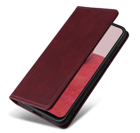 Motorola - Husă tip carte compatibila cu Motorola Moto G85, Vișiniu