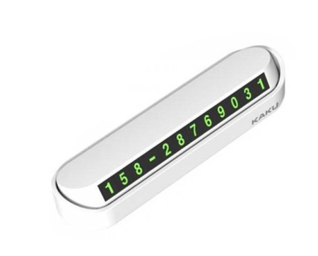 Accesorii Auto - Kaku (KSC-264) - Numar parcare Temporar, montaj Bord