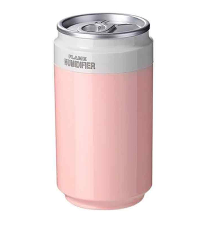 Umidificatoare Auto/Casă - Umidificator casă/auto, tip spray, 260ml, Coke Can, Roz