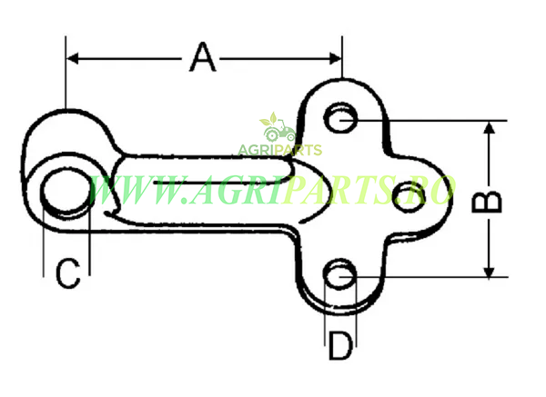 Brida incuietoare oblon remorca [2]