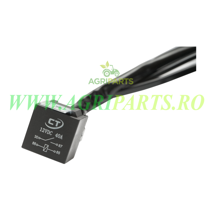 Cablaj cu buton, releu si siguranta pentru proiectoare DC 12V [5]