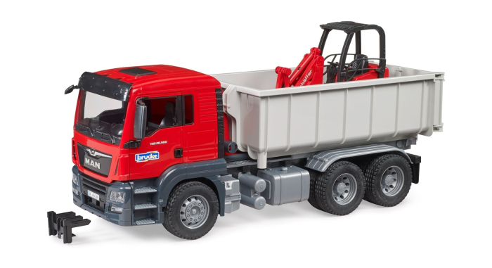 Camion MAN TGS cu container si incarcator Schaffer [2]
