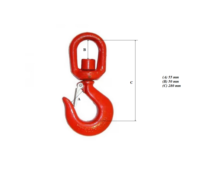 Carlig rotativ, sarcina maxima 8000 Kg, cu siguranta [2]