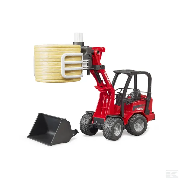 Incarcator compact Schaffer 2630 cu cleste pentru baloti rotunzi [3]