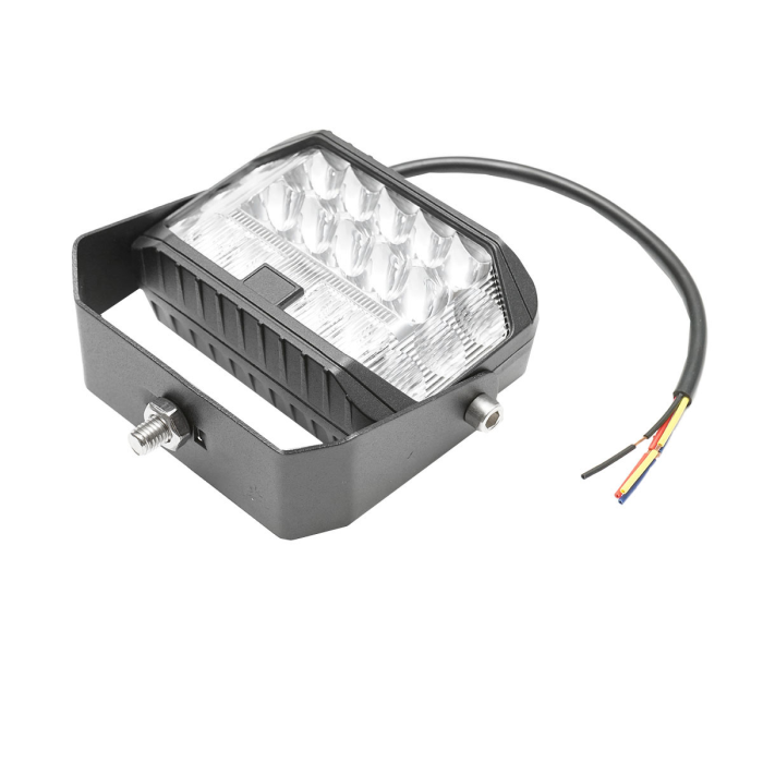 Lampa cu semnalizare galbena 9-80V, 28 leduri, alb-galben [2]