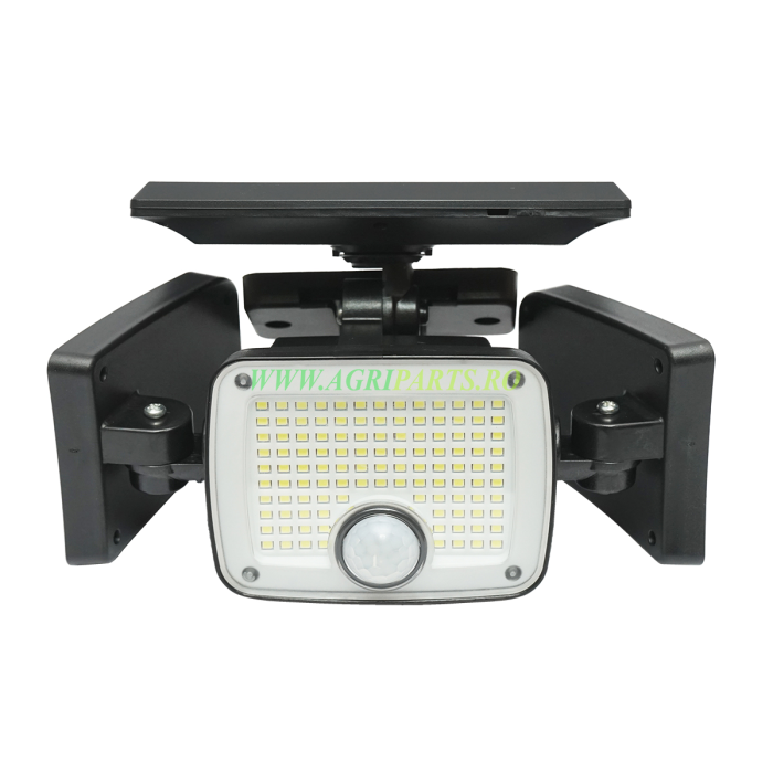 Lampa LED 2700 lm cu panou solar telecomanda si baterie 2400mAh, IP65 [3]