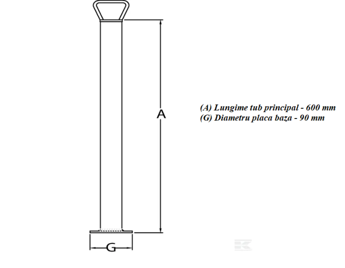 Picior de sprijin remorca si rulota [2]
