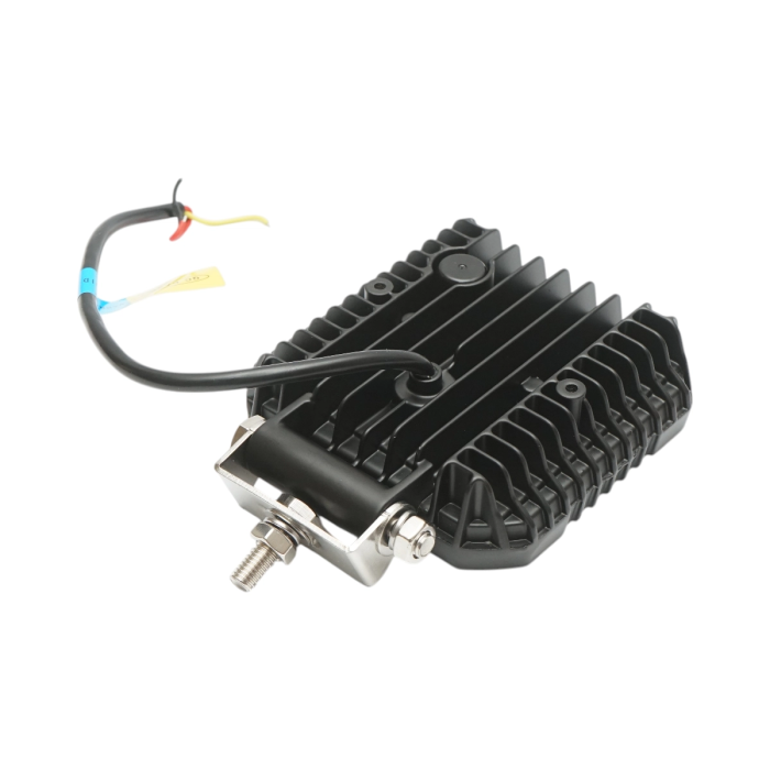 Proiector patrat LED cu DRL 9-80V, 17W alb-galben, carcasa aluminiu 107x107x33mm IP67 [3]