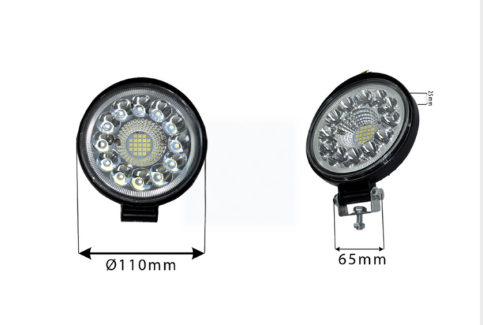 Proiector rotund 33 LED 10-30V 198W YC-C-312 [2]