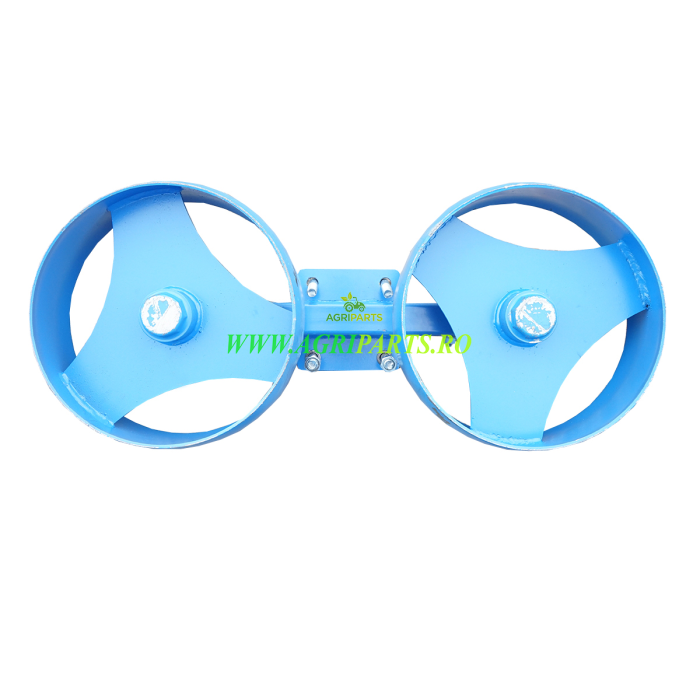 Roata dubla de metal pentru plug reversibil hidraulic [3]