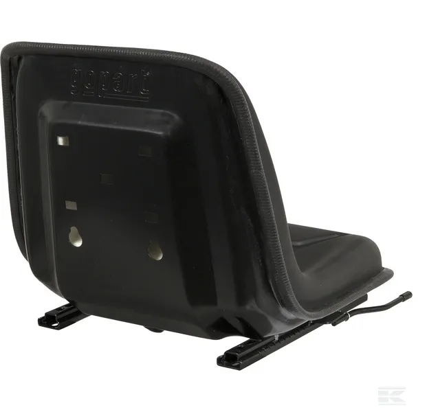 Scaun tractor din PVC, negru, fara suspensie [2]