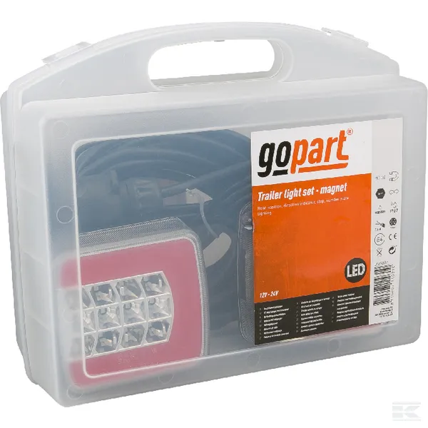 Set lampi spate LED, 12V ,magnetic, cablu 7,5 m [2]
