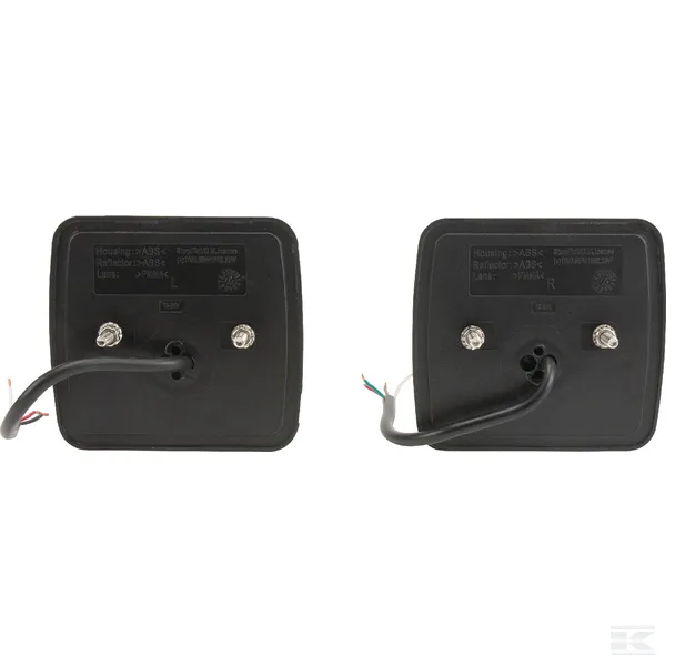 Set lampi spate LED patrata 12-24V 106,4x98,8x106,5 mm [2]