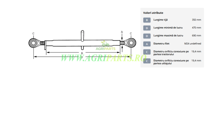 Tirant central standard 350-M24 categoria 1/1 [2]