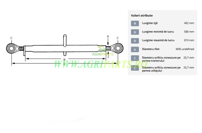 Tirant central standard 450-M30 categoria 2/2 [2]