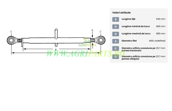 Tirant central standard 540-M30 categoria 2/2 [2]