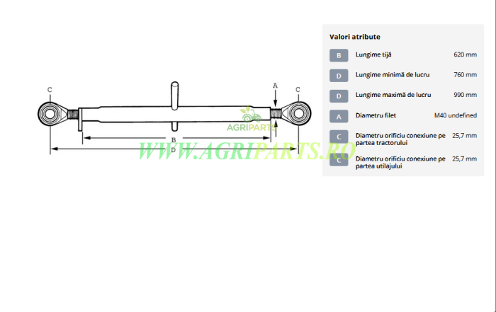 Tirant central standard 620-M40 categoria 2/2 [2]
