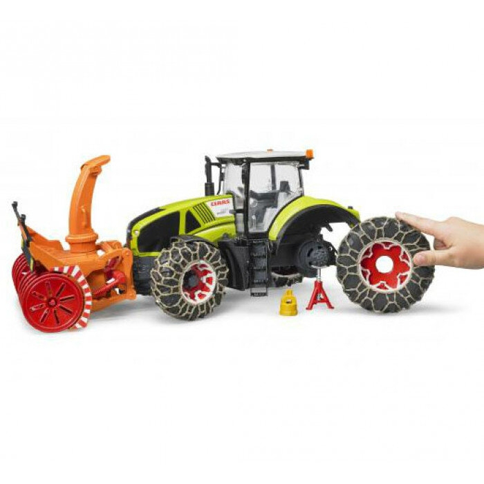 Tractor Claas Axion 950 cu lanturi si freza de zapada [6]