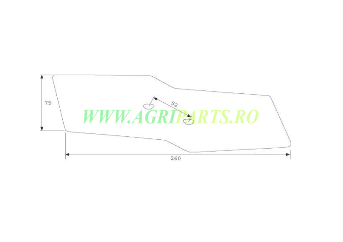 Varf brazdar dreapta potrivit pentru Kuhn Huard - 622128 [3]