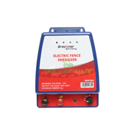 Zootehnie - Aparat generator de impulsuri 6 Joule pentru gard electric 12V/220V Breckner Ger[...]