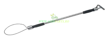 Zootehnie - Baston contentie animale 600mm, cu manere de cauciuc
