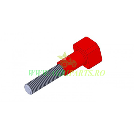 Piese utilaje agricole - Bolt tocator cutit pentru culegator de porumb ZMAJ M12/fi16x86mm - 222-05/30