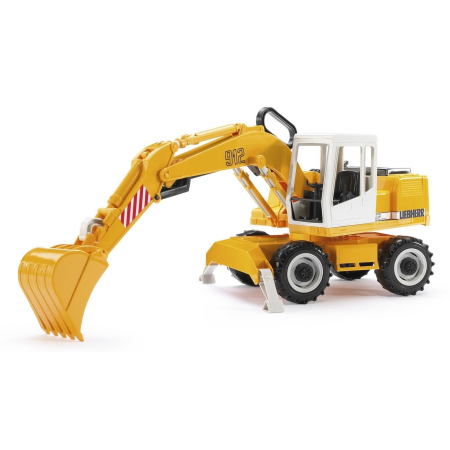 Camion basculabil MAN cu excavator Liebherr - Bruder 02751 [2]