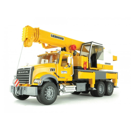Utilaje pentru constructii - Camion Mack Granite cu macara Liebherr LTF 1045-4.1