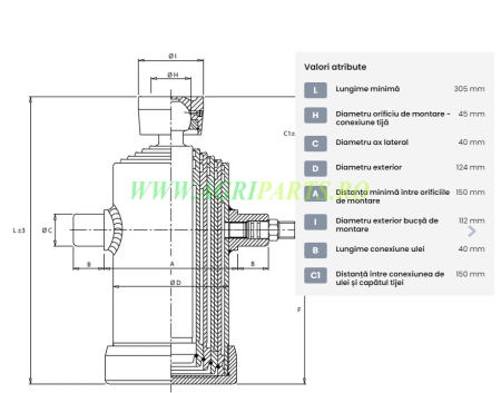 Cilindru telescopic cu bila 5 trepte [1]