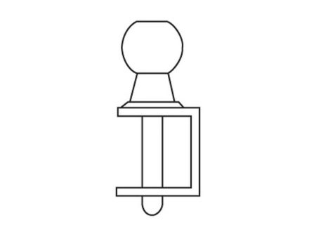 Cupla remorcare cu bila 50mm si bolt, sarcina maxima 1500 Kg. [2]
