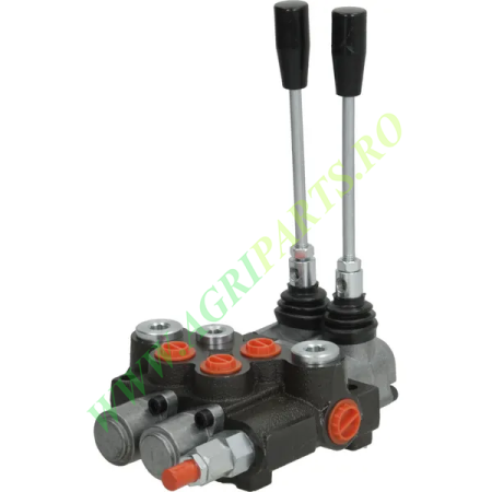Hidraulica si transmisie - Distribuitor hidraulic cu doua manete MBV5 A1C1(G3/8)KZ1