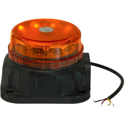 Electrice - Girofar LED 12/24V 20W, sunet de avertizare (97dB), galben