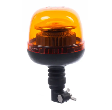 Electrice - Girofar LED 24W 12/24V galben, montaj pe stalp flexibil, diametru 128x215mm