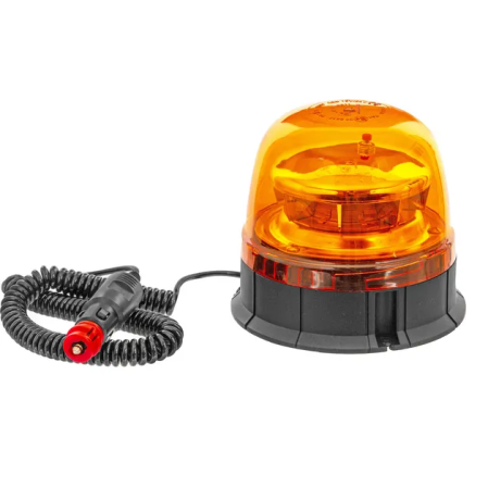 Electrice - Girofar LED, magnetic, cu mufa EMC, 12/24V 8W, galben