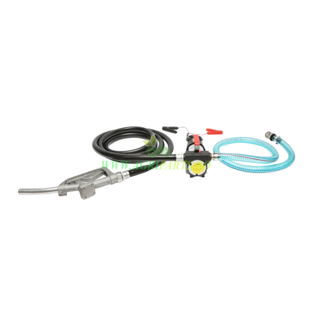 Diverse - Kit pompa transfer motorina 12V cu furtun aspiratie 1,5m, furtun transfer 4m si [...]