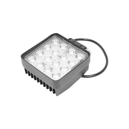 Lampa cu 16 LED-uri 10-30V 48W unghi radiere 60 de grade tip flood 108x108x57mm [2]