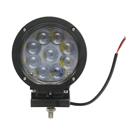 Electrice - Lampa cu 9 LED-uri 10-60V 45W unghi radiere 30 de grade tip spot lentila 4D, 139x139x74mm IP67 6000K